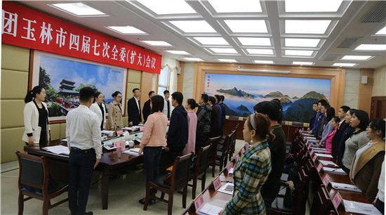 共青团玉林市四届七次全委（扩大）会议召开