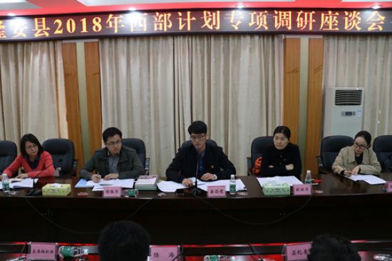 西部计划 | 团中央调研组到隆安县开展2018年西部计划专项检查调研工作