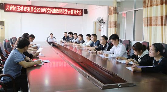 团玉林市委开展党风廉政警示教育活动筑牢拒腐防变思想防线