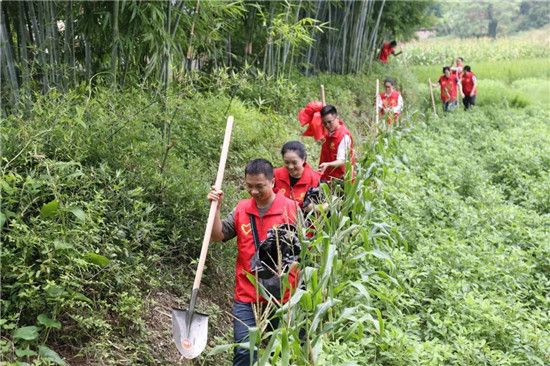 共青团玉林市委员会到帮扶贫困村开展“保护母亲河·争当河小青” 志愿服务活动