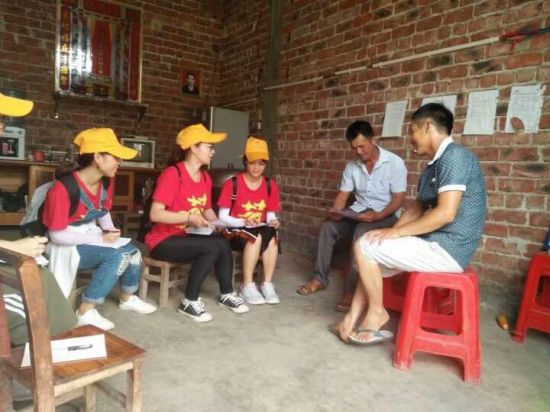 【暑期社会实践】广西民族大学政管学院“丰芒必露”队赴田东县 开展调研实践活动