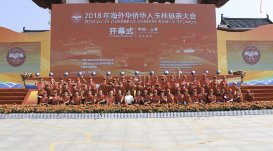 容县志愿者助力2018年海外华侨华人玉林恳亲大会