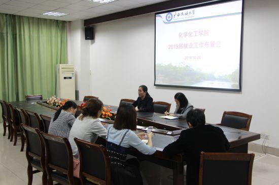广西民族大学化学化工学院召开2019届毕业生就业工作布置会