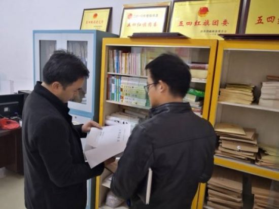 团广西区委副书记廖长友同志一行来我区调研基层团组织建设工作