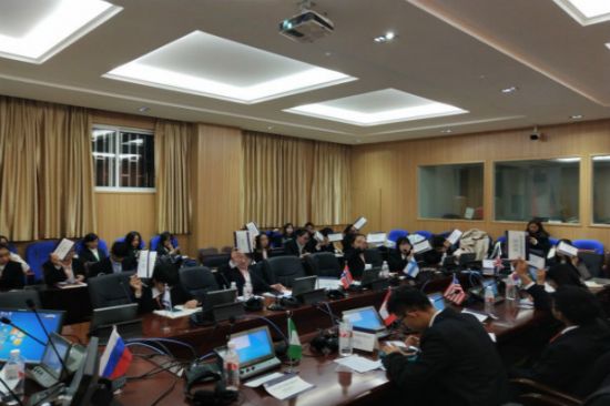 广西师范大学马克思主义学院举办第一届模拟联合国新手会暨校际交流大会