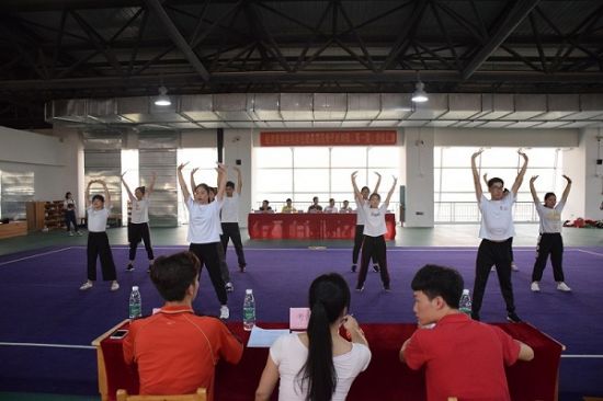 广西师范大学经济管理学院举办学生健身项目骨干培训班考核汇演