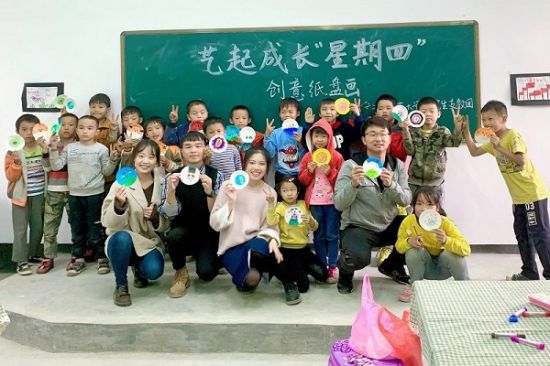 广西师范大学研究生支教团赴希望小学开展“艺起成长”艺术启蒙活动