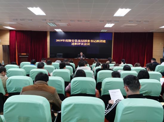 隆安县团委认真抓基层团委述职评议推进从严治团工作基础