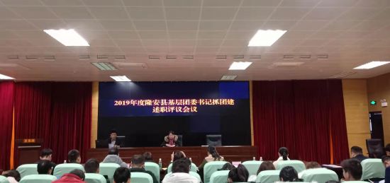 隆安县团委认真抓基层团委述职评议推进从严治团工作基础