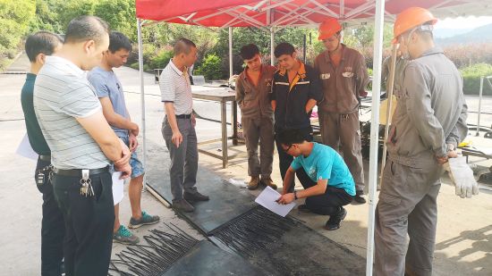 烈日高温迎“烤验” 技术比武练“精兵”