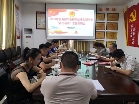 团市委召开2020年扫黑除恶专项斗争“百日会战”工作部署会
