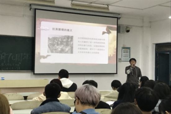 广西师范大学大学生艺术团开展纪念抗美援朝七十周年主题活动