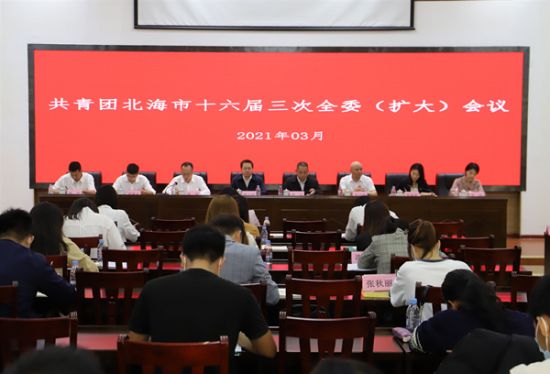 共青团北海市十六届三次全委（扩大）会议顺利召开